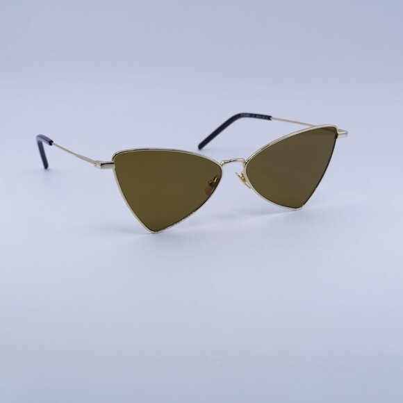 ?️ New Saint Laurent SL303 JERRY 011 Sunglasses - Gold Frame, Brown Lenses main image 4